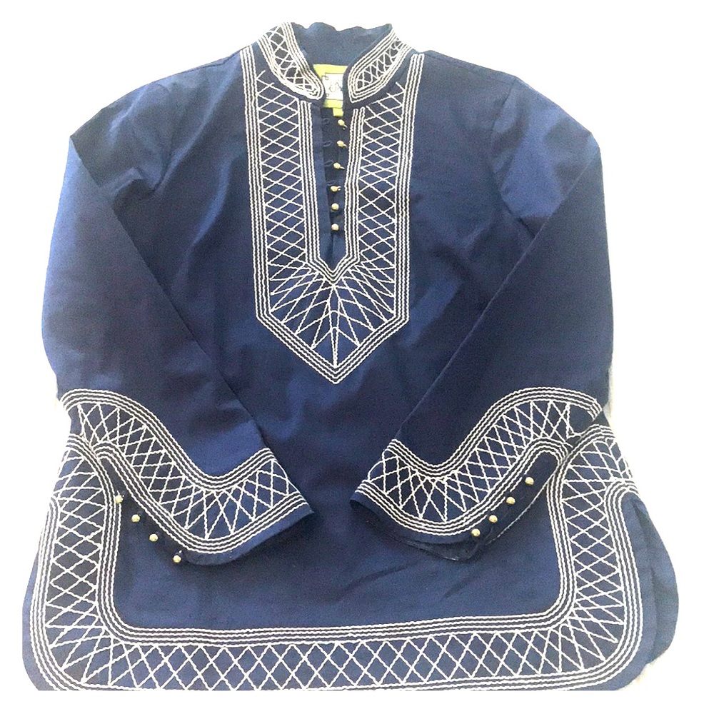 Elizabeth McKay navy tunic size 4